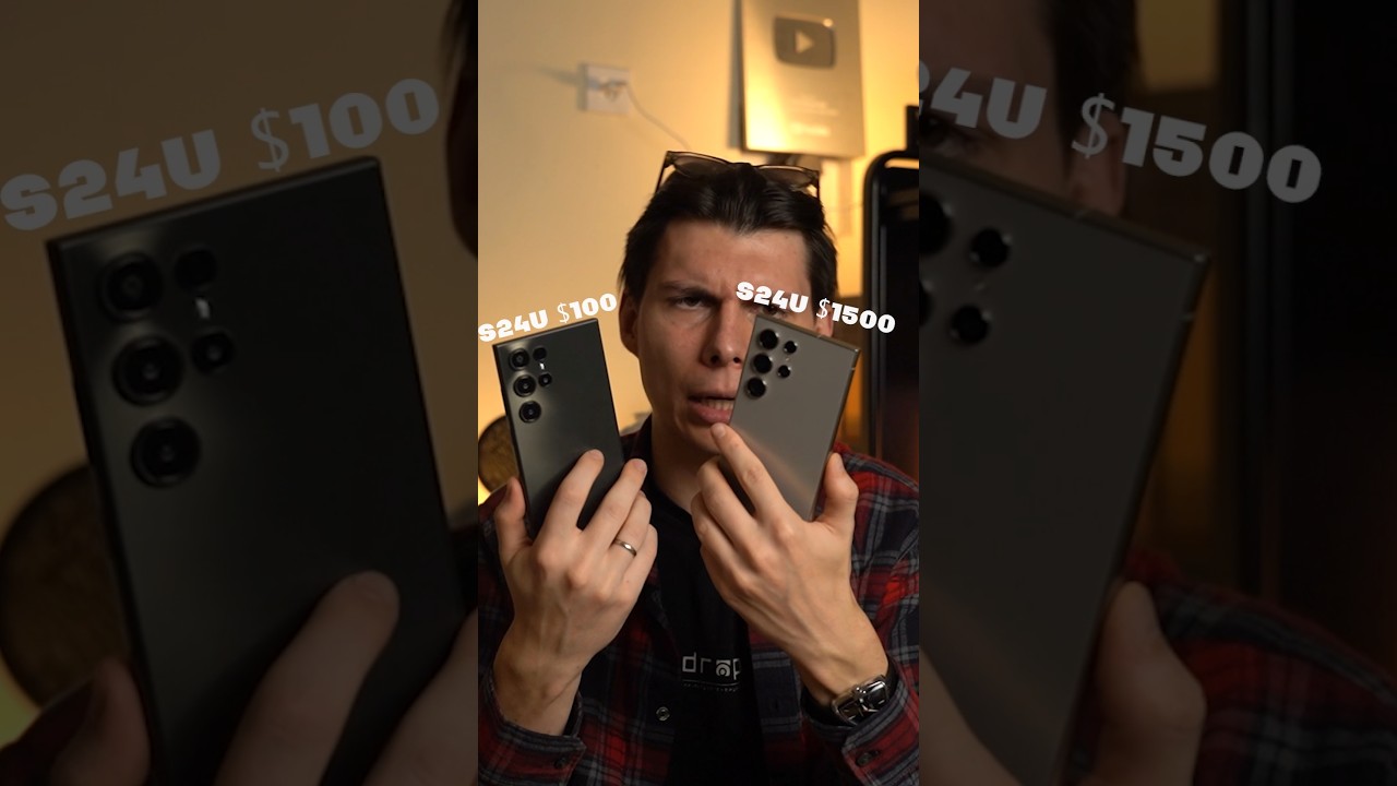 Купил подделку Samsung S24 Ultra за $100❗ #samsung #oukitel #распаковка