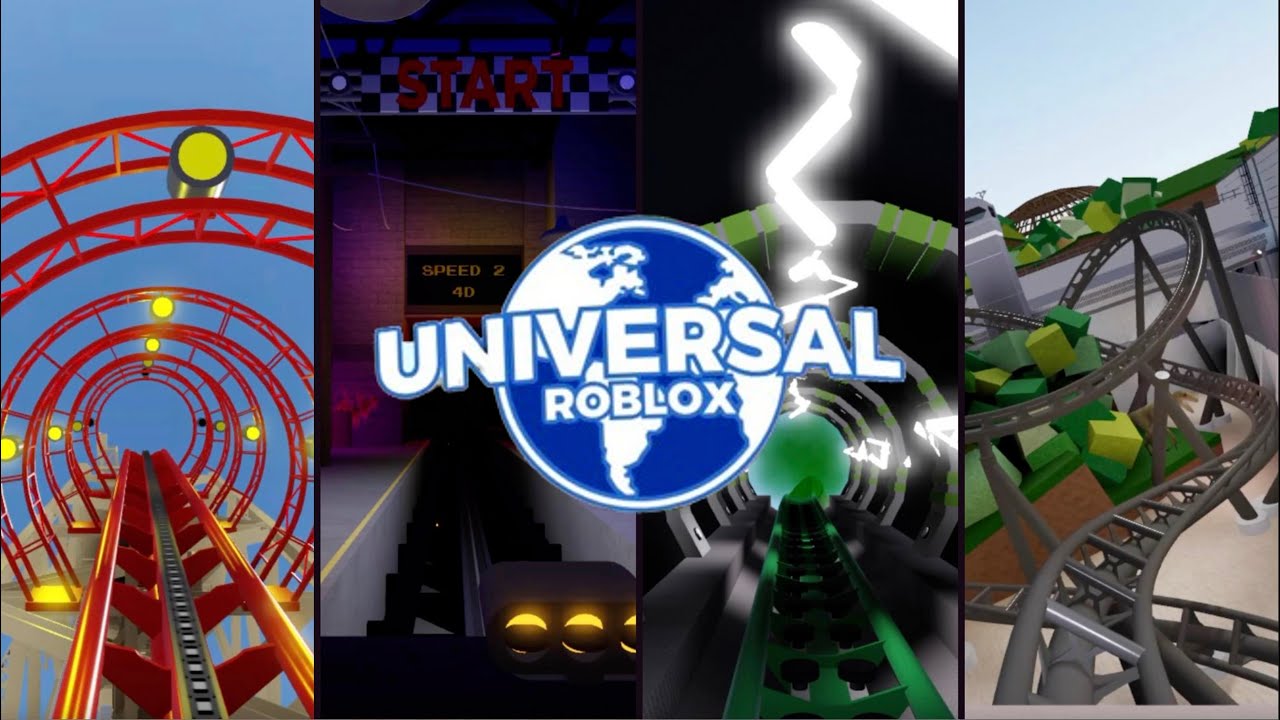Top 6 Roller Coasters at Universal Roblox Theme Park