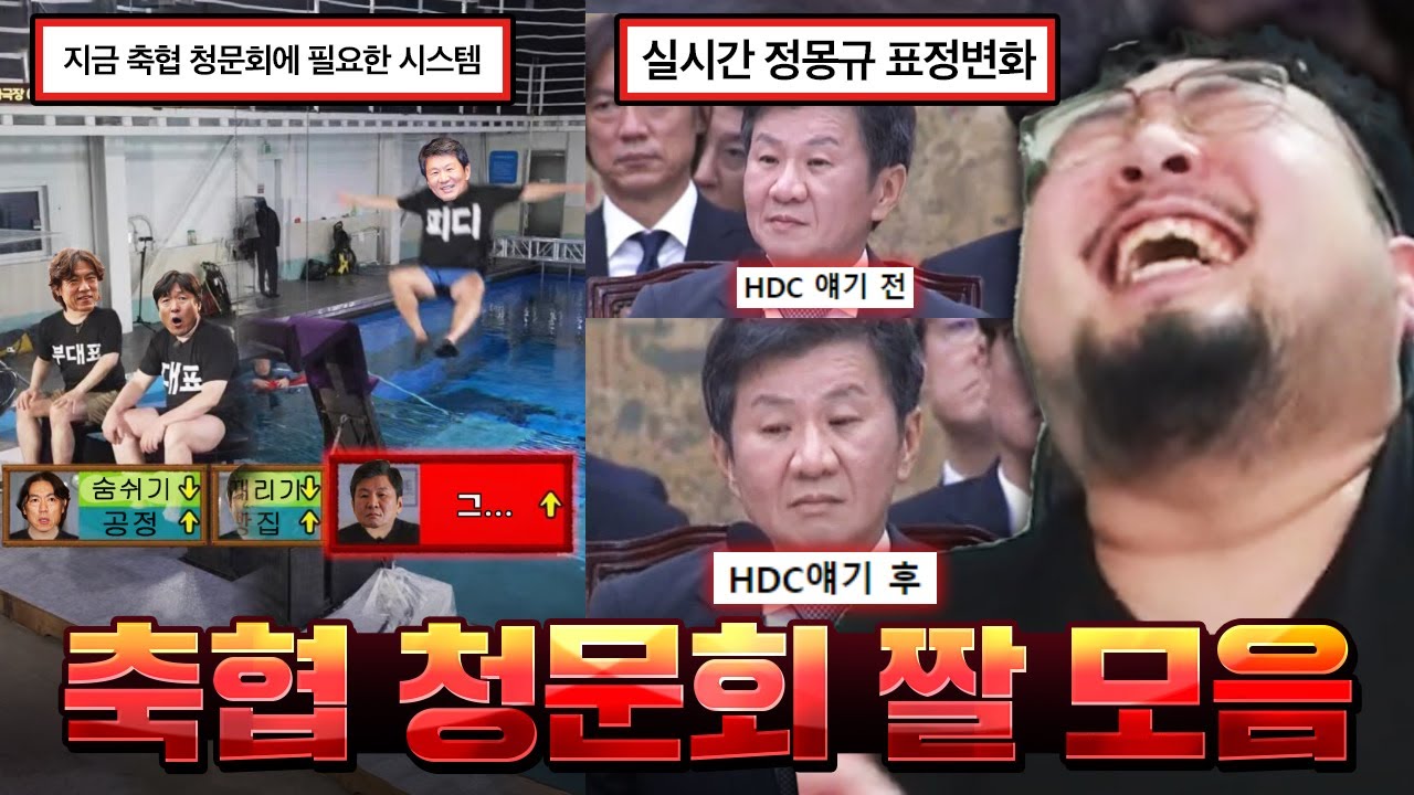 ???: 거 봐 x될 뻔 헀다니까; 난리난 축협 청문회 근황 & 얼탱이 없는 안경 짤 모음ㅋㅋㅋ