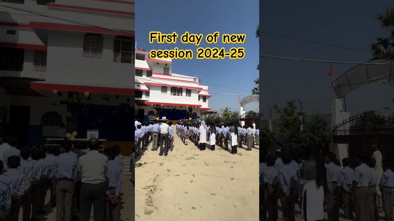 First day of new session 2024-25 #school #shorts #viral #song #subscribe #students