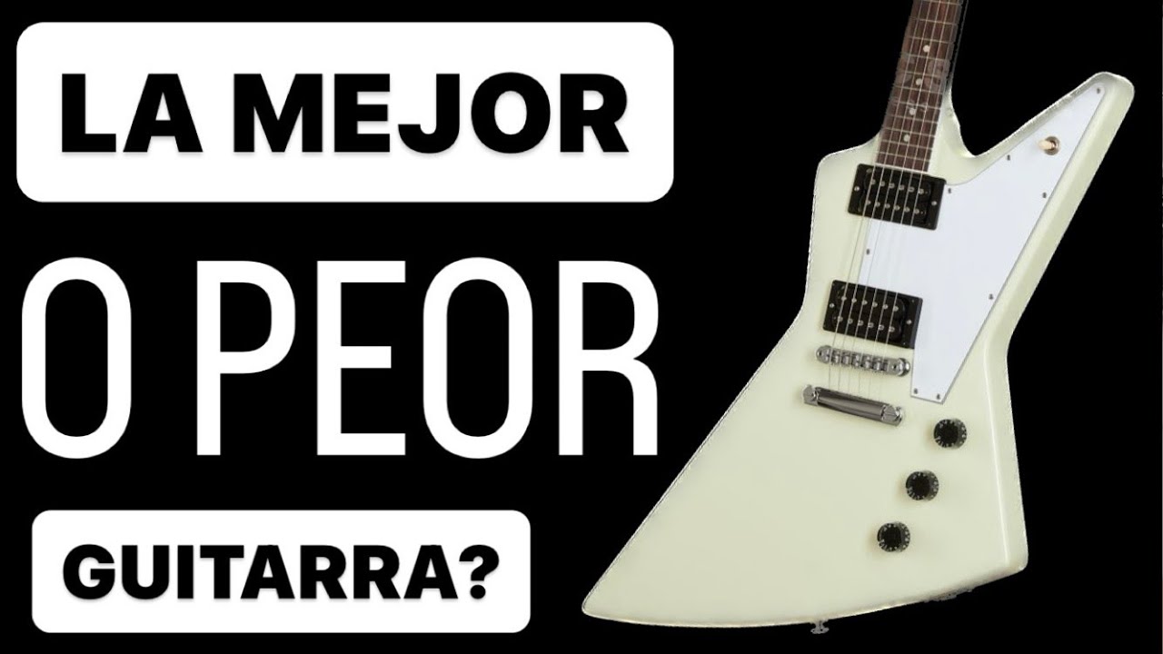⛔️ ¿Una guitarra NEFASTA? O ¿Una OBRA de arte? ☑️ Lo peor y lo mejor del modelo EXPLORER 👌