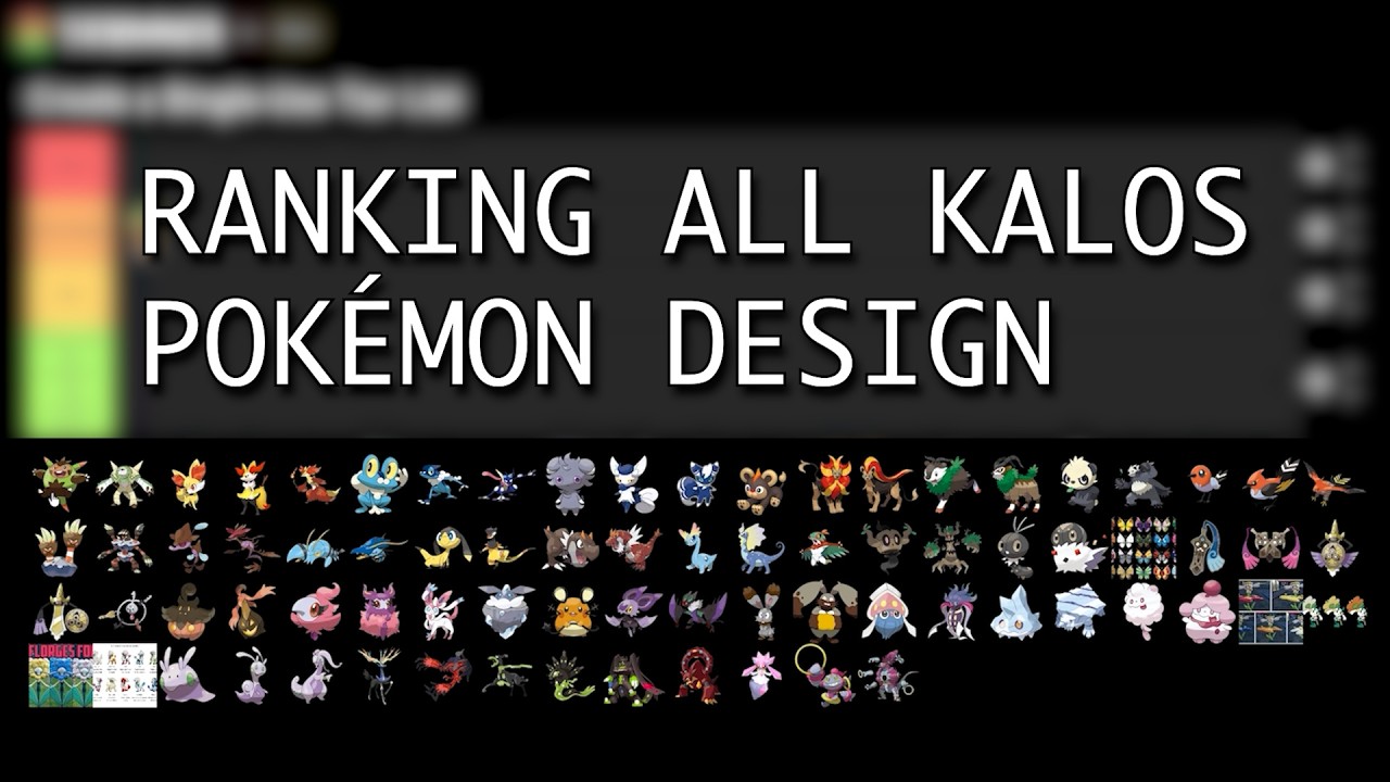 Ranking all Kalos Pokémon design in Tiermaker