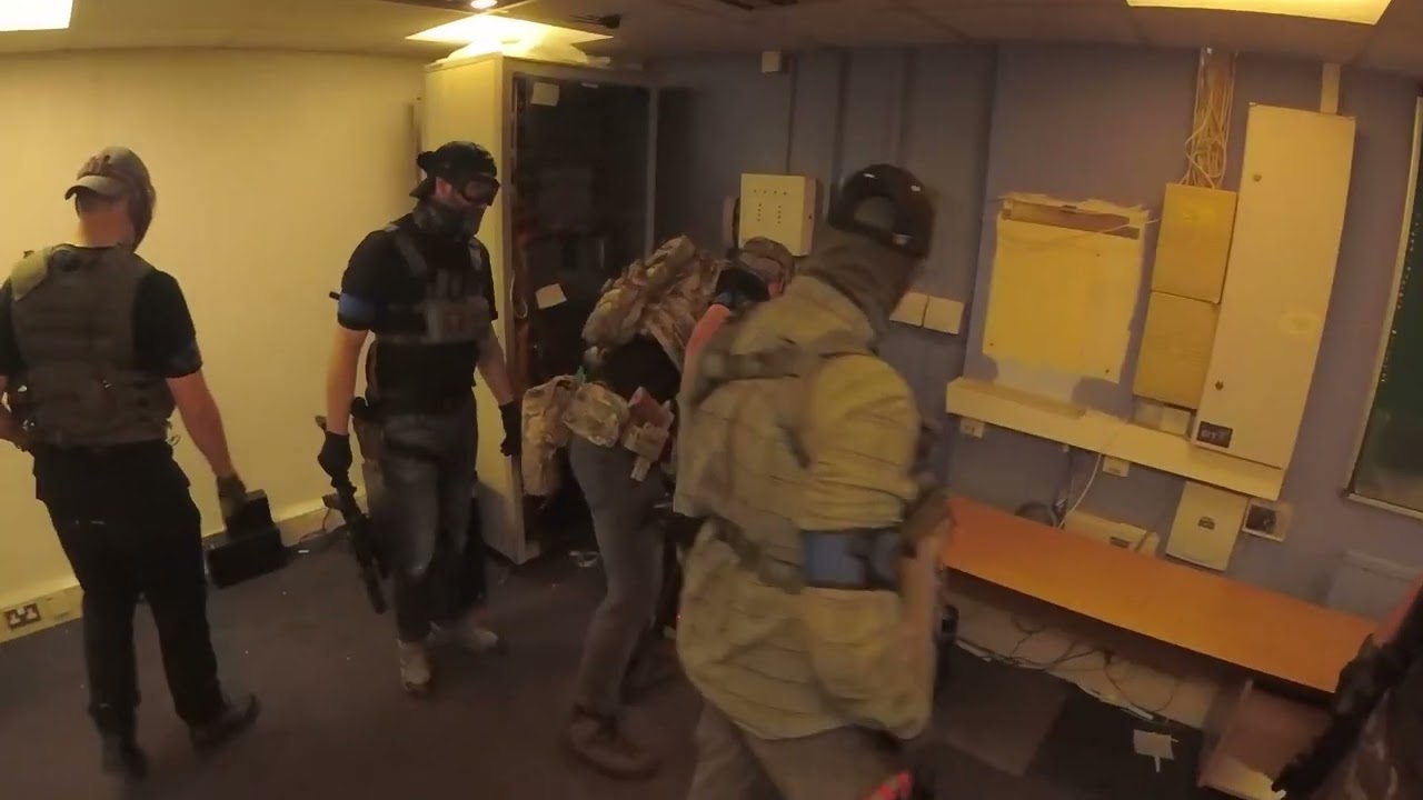When an Airsoft field has a PA system #Airsoft #Shorts