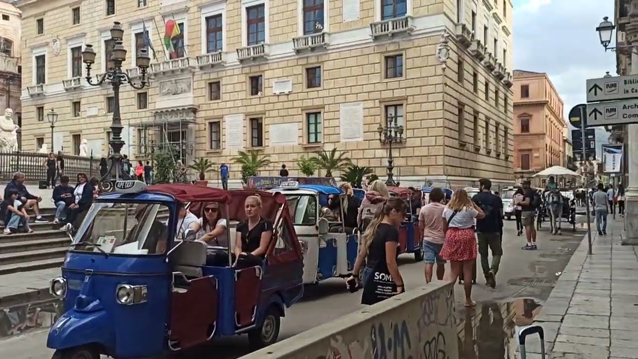 Piaggio in Palermo, Sicily #Italy #travel #tourist