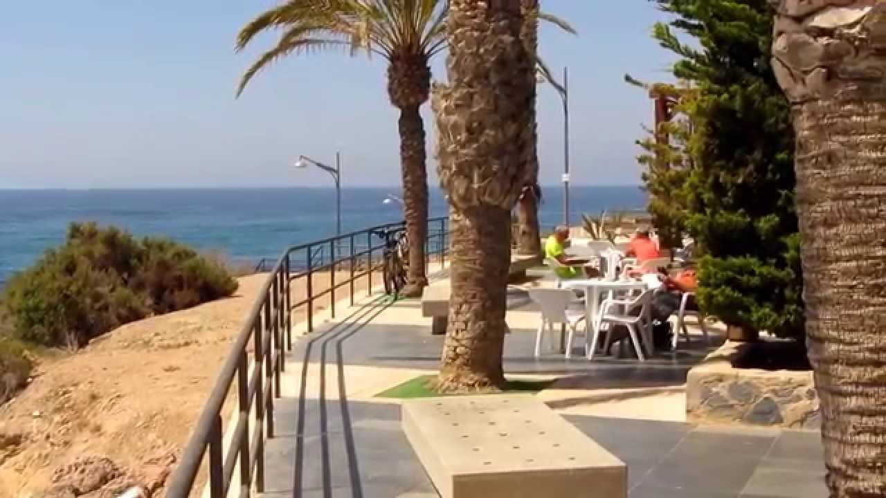 The beautiful coast of Isla Plana (Cartagena, Spain)