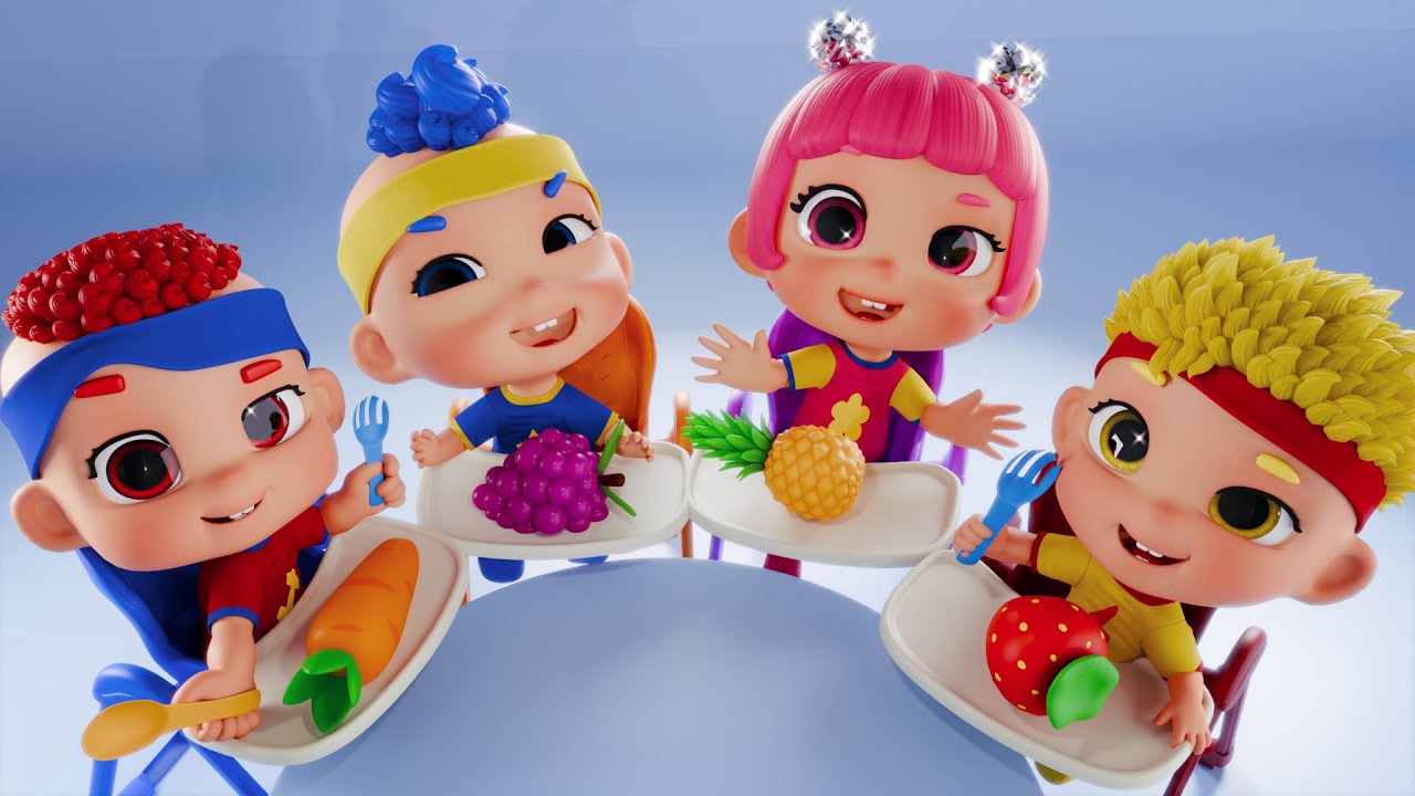 Comida Rica y Sana con Beb&eacute; DB | D Billions Canciones Infantiles