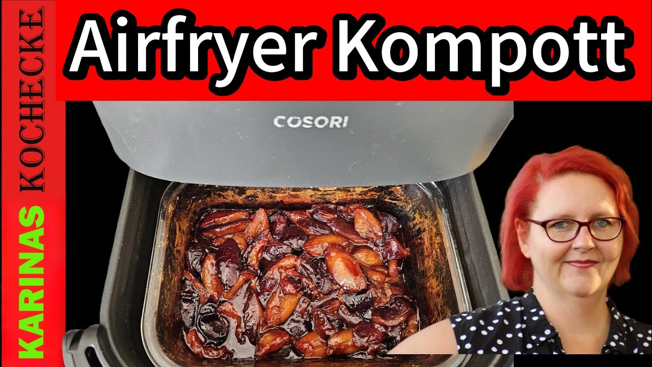 Airfryer Pflaumenkompott 🍑 Schnell & einfach selbst gemacht!