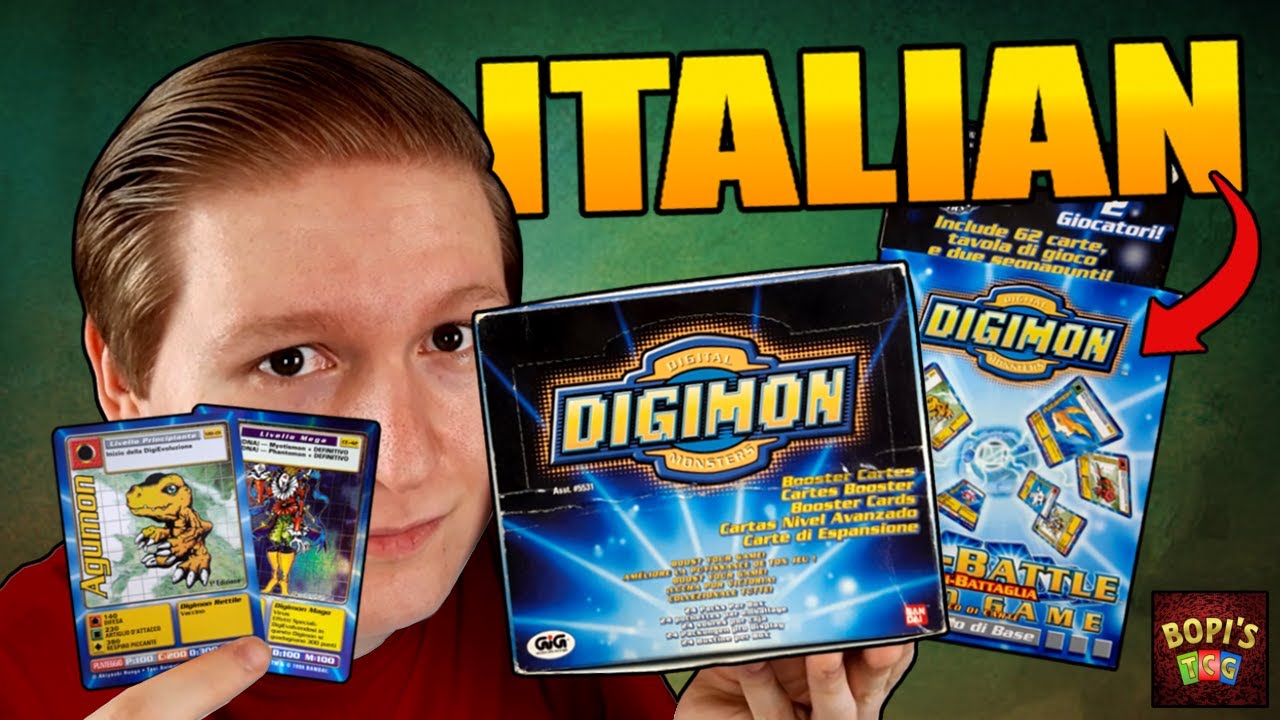 Italian Digimon Digi-Battle Series 1 and Starter Deck Opening! 🇮🇹