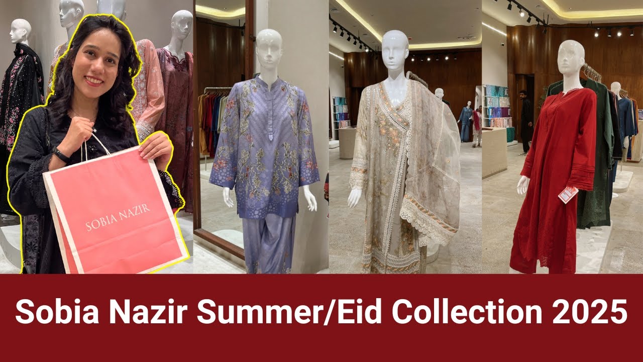 Sobia Nazir Eid Collection + What I Bought | Dolmen Mall Lahore Vlog
