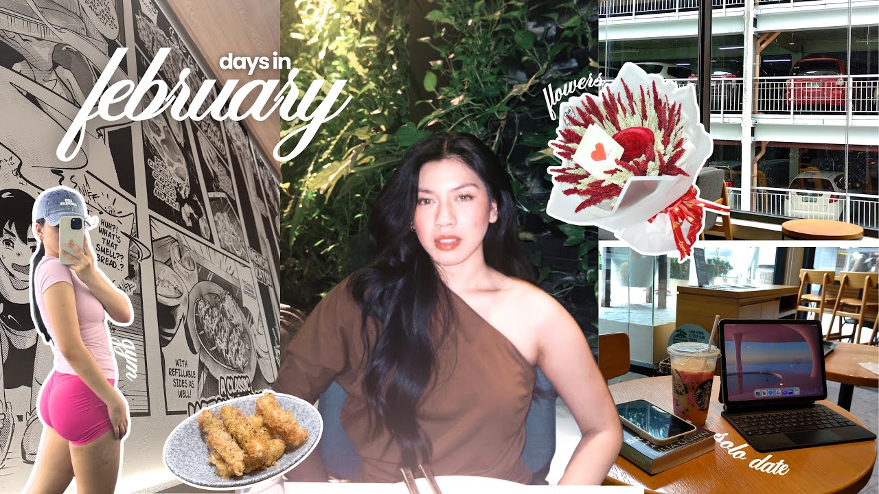 days in love month ✦ vday celeb, solo date, & bikini try on haul ft samiol 💐 🍃👙