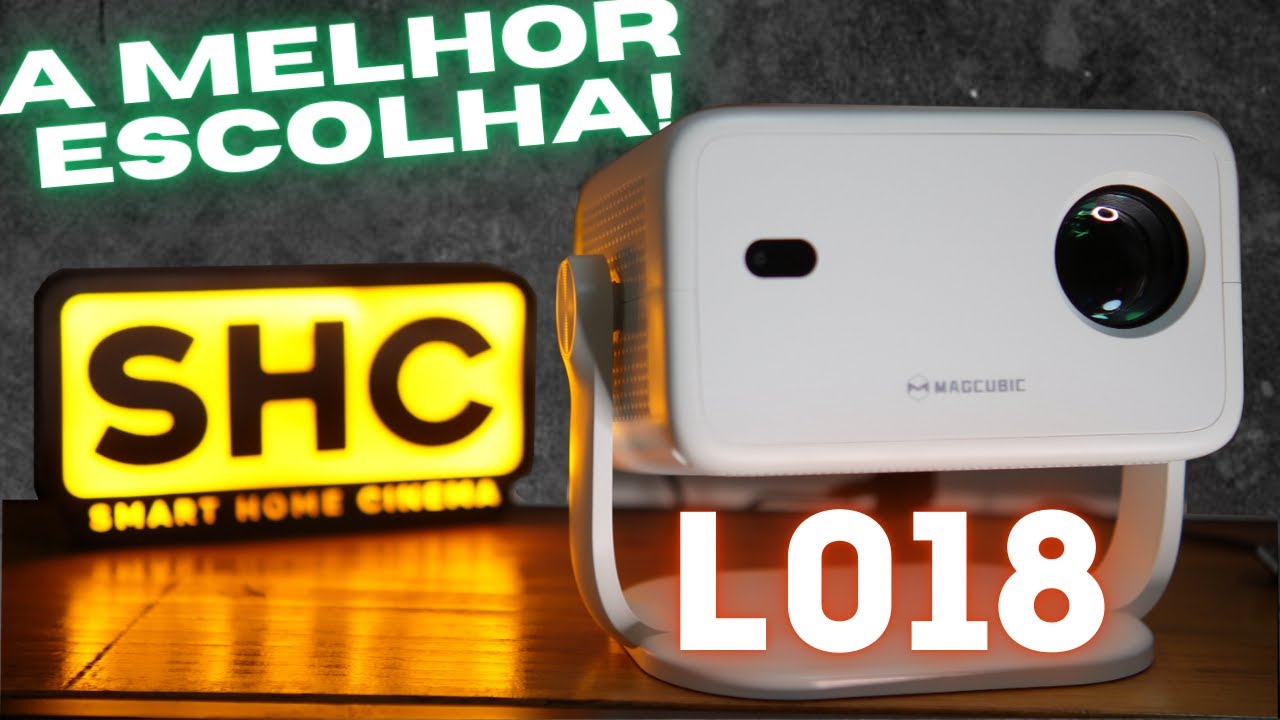 O MELHOR dos BARATINHOS!!! Projetor MagCubic L018 Review