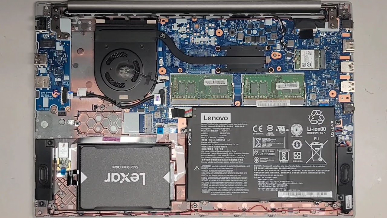 Lenovo ThinkPad E580 Disassembly RAM SSD Hard Drive Upgrade Replacement Repair
