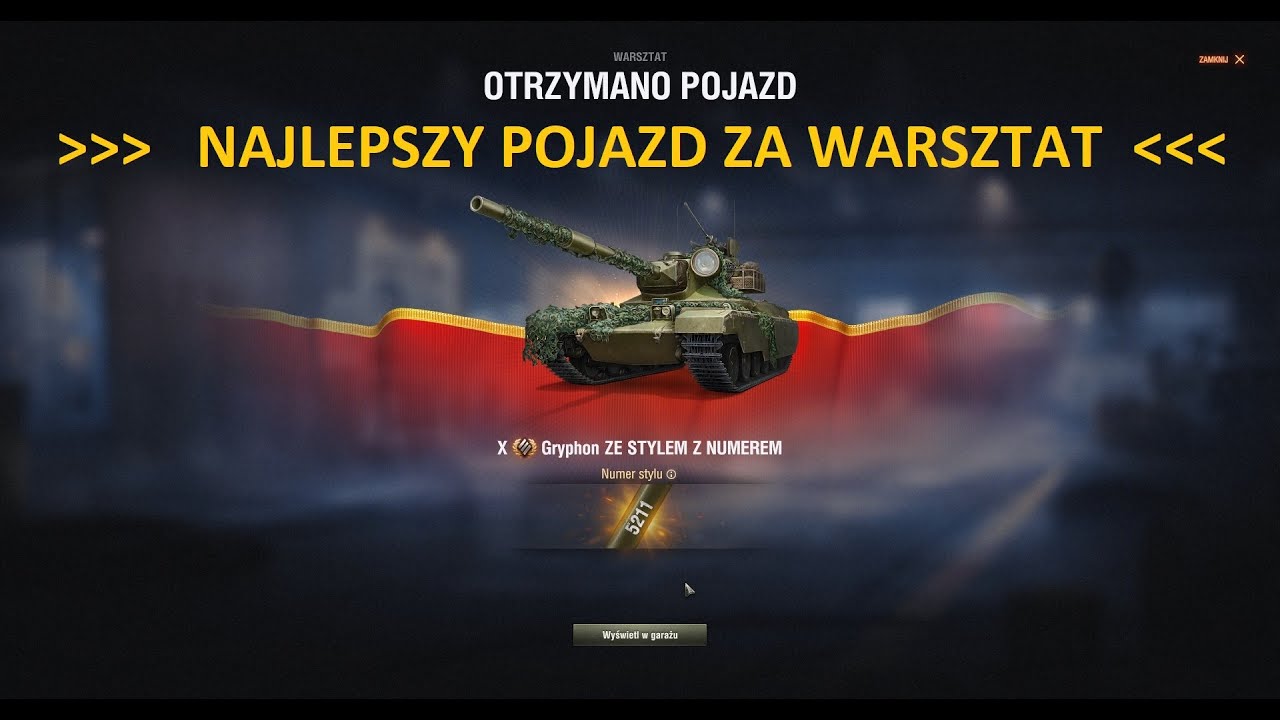 GRYPHON Najlepszy pojazd w World Of Tanks