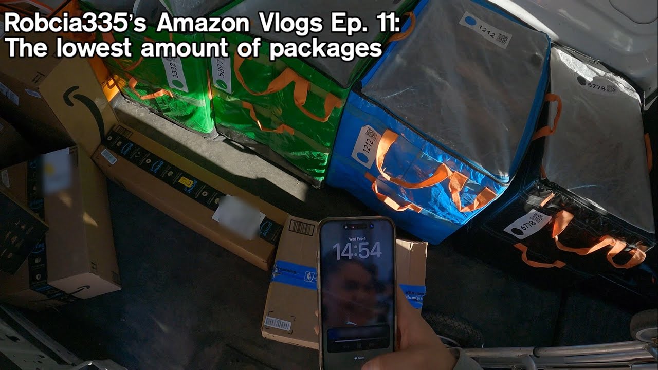 Robcia335’s Amazon Vlogs Ep. 11: The lowest amount of packages