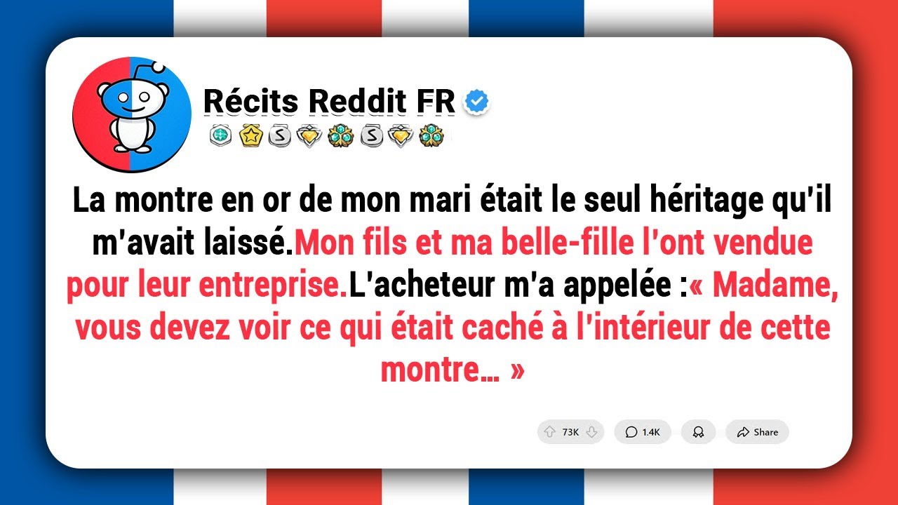 Ils ont vendu la montre de mon défunt mari pour financer les affaires de ma belle-fille… L’acheteur…