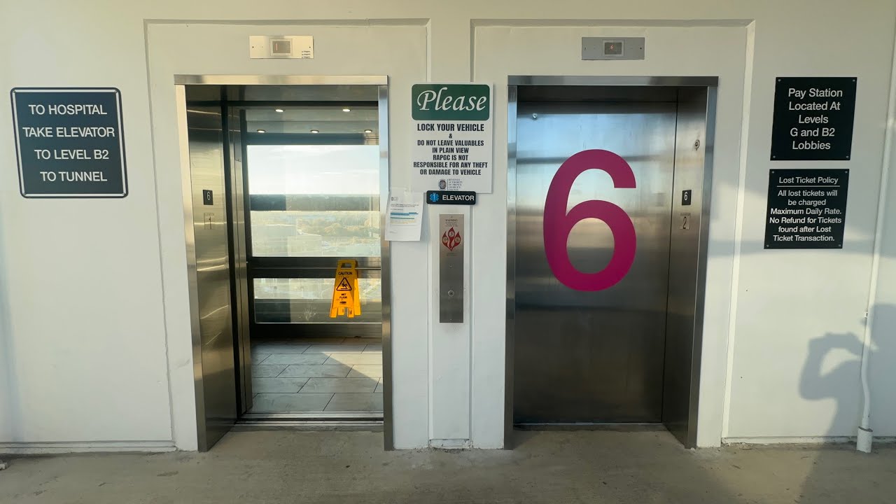 Scenic Kone MonoSpace Elevators | UM Capital Region Medical Center - Parking Garage | Largo, MD