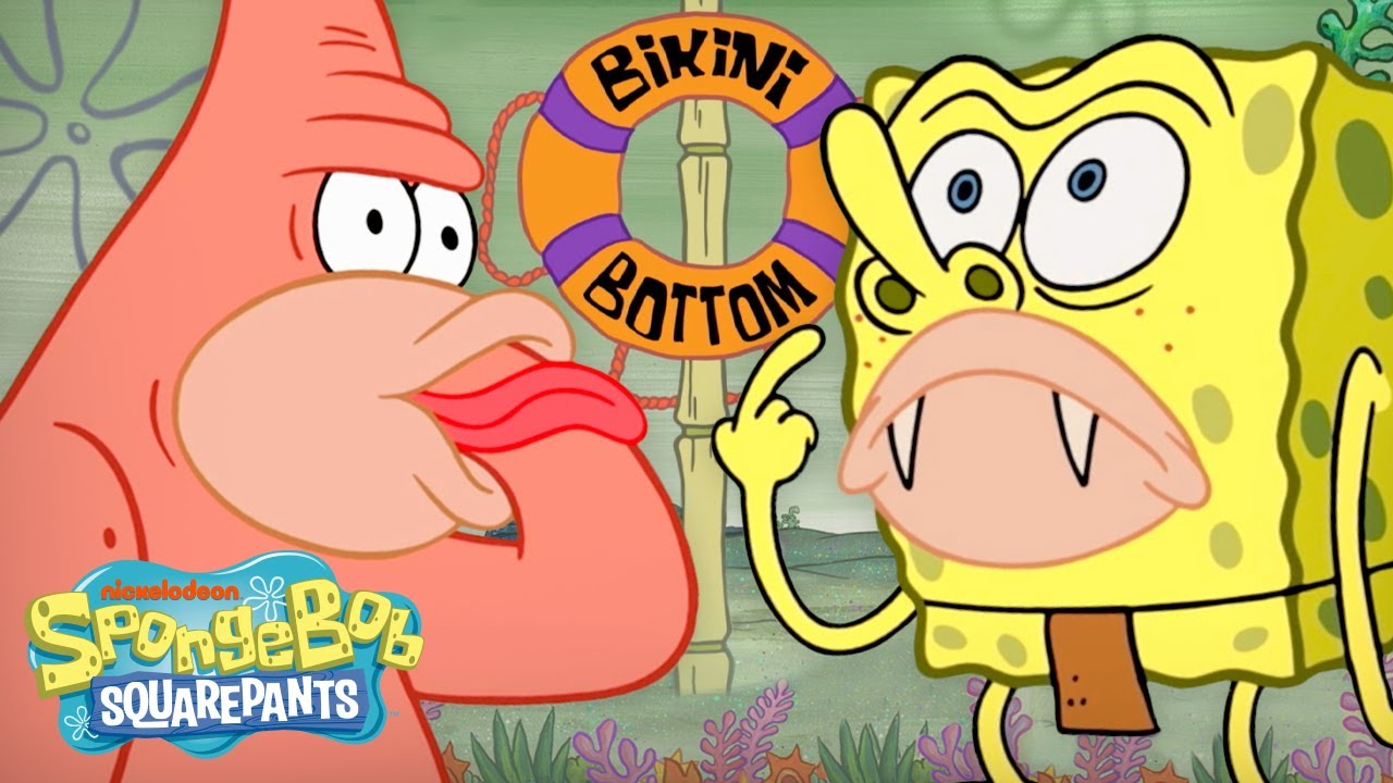 How Bikini Top Became Bikini Bottom 🏝️ | Full Scene | SpongeBob