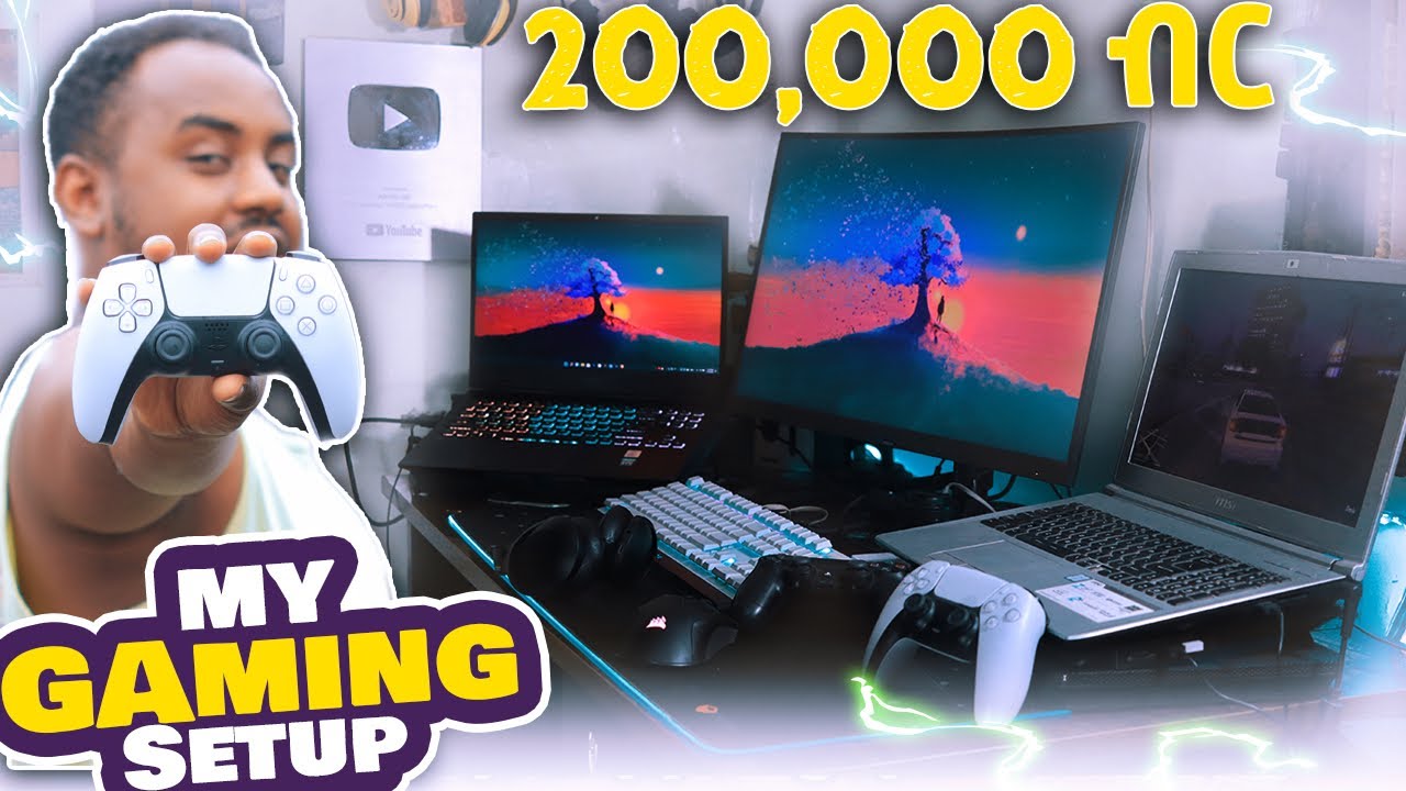 MY $200,000 BIRR GAMING SETUP 🔥 (2021!) Abrelo Gaming | GTA V | Call Of Duty Warzone