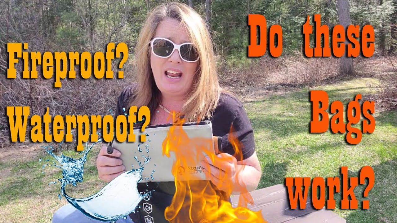 Fireproof & Waterproof Document Bags Test ~ Does it work?