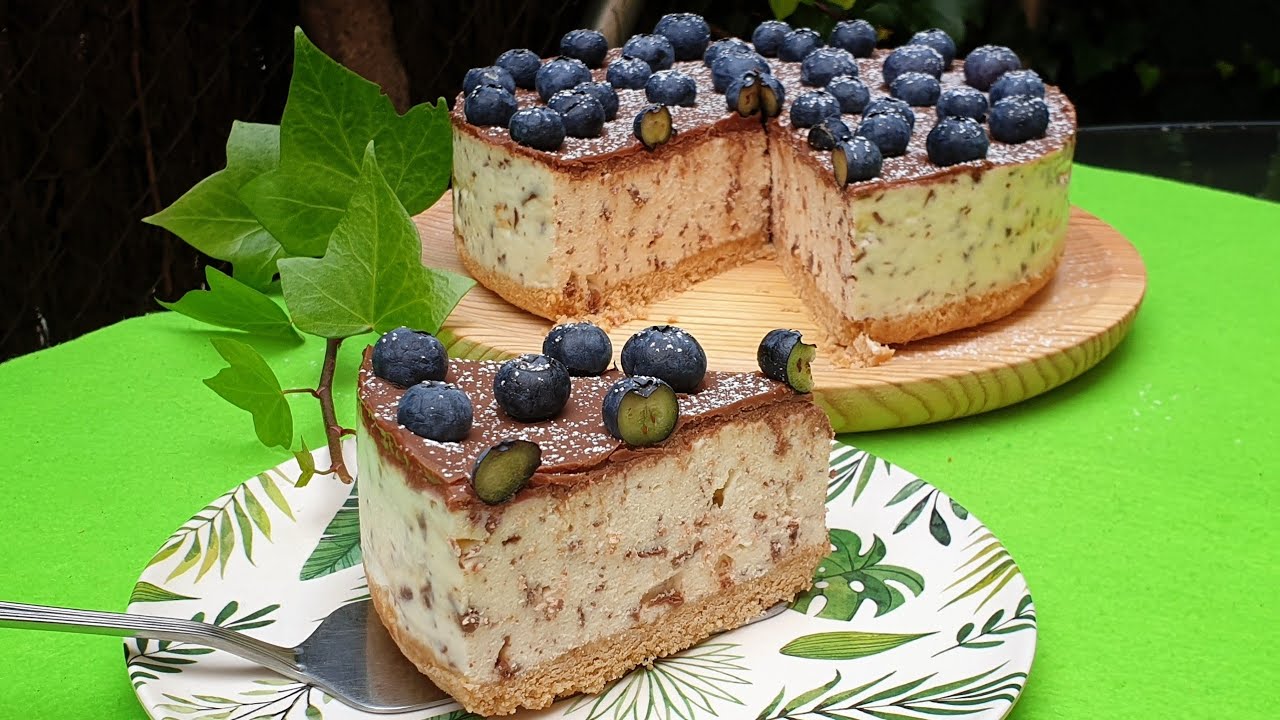 Лесен чийзкейк страчатела (без печене) 😋