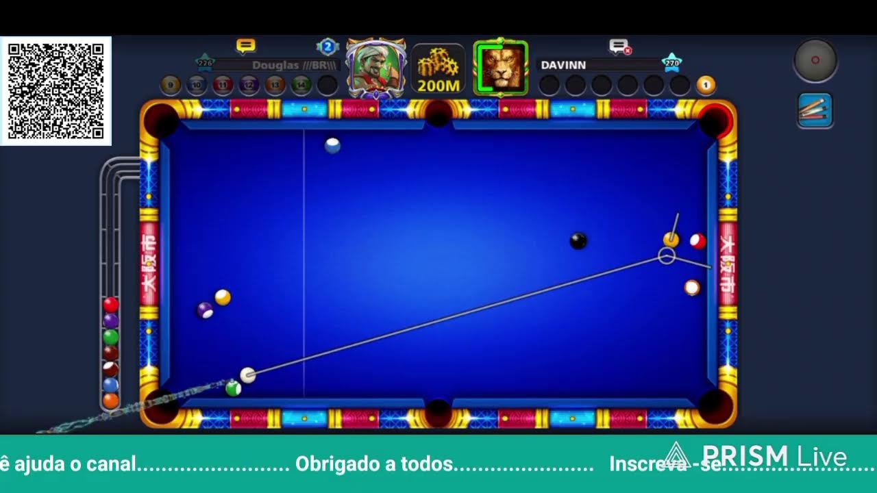 #8 Ball pool# Subindo fichas