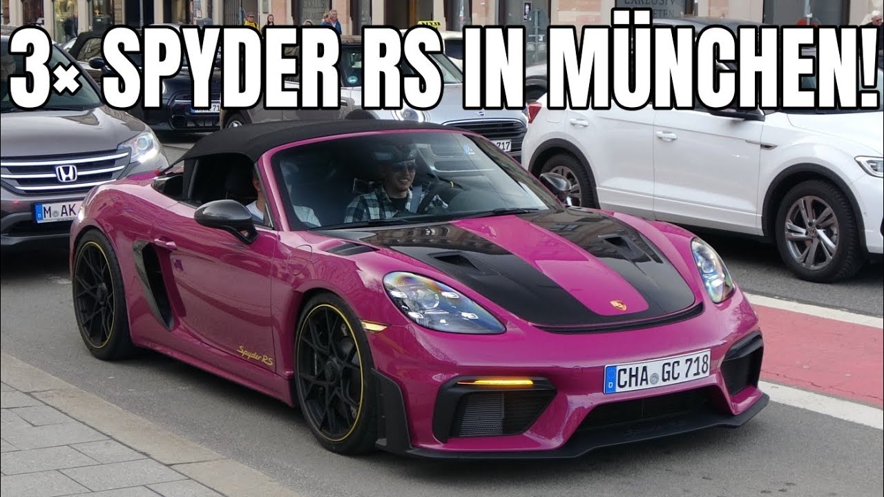 Dieser 718 Spyder RS ist NICHT Pink!