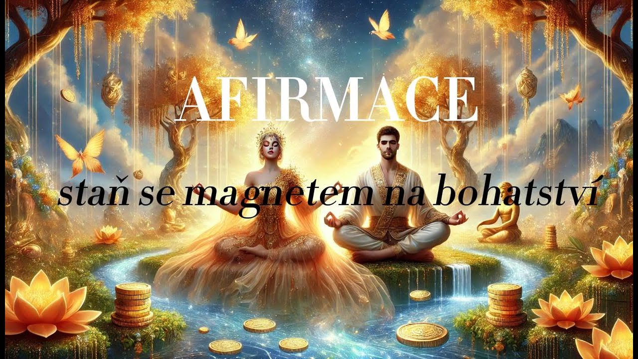 AFIRMACE přitahuj 💸 💵  💰 💳jako magnet | STAČ&Iacute; P&Aacute;R MINUT|s&eacute;rie 100 manifestačn&iacute;ch technik