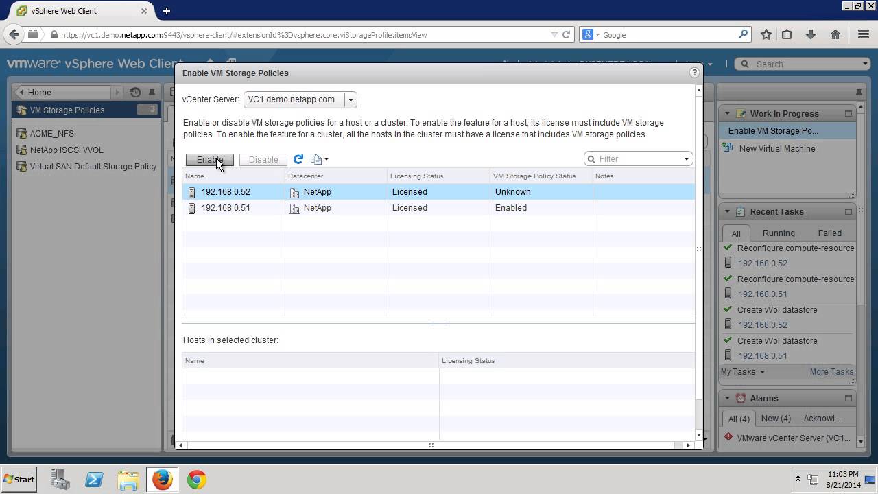 NetApp @VMworld 2014 VVol Demo