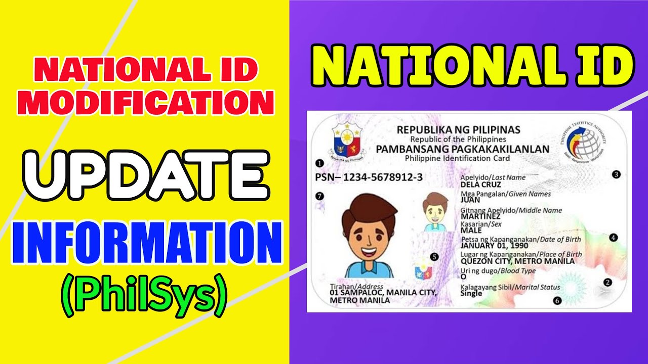 National ID Registration How to Update Information Philsys Online | 2022 |
