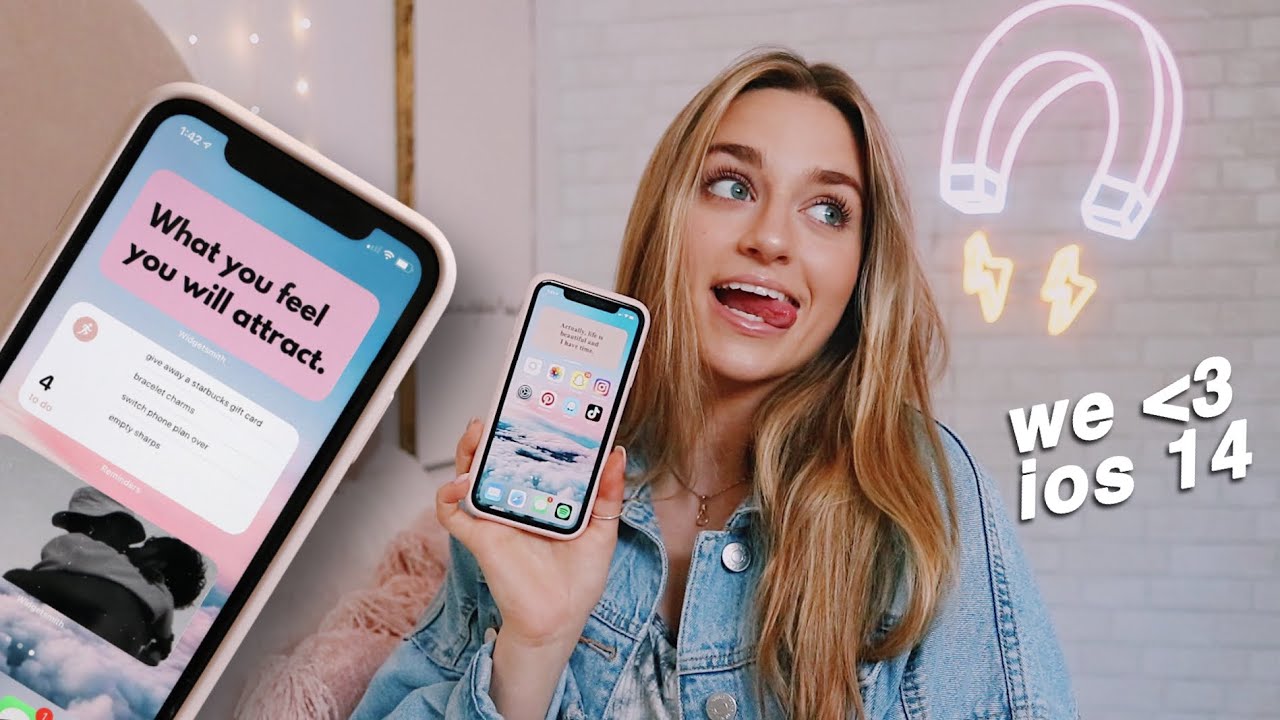 ios 14: homescreen layout + new features !!