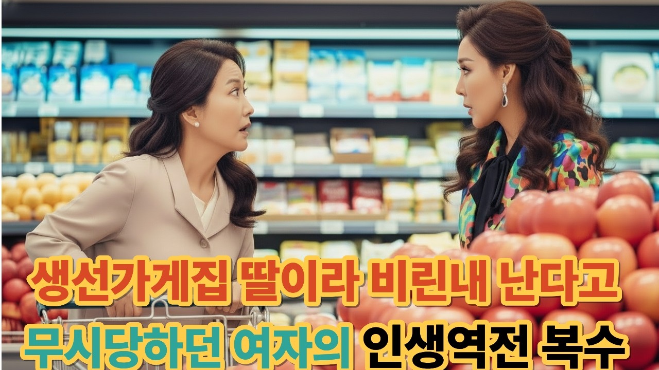 생선가게 딸이라 냄새난다고 무시당하던 여자, 백화점에서 불린 
