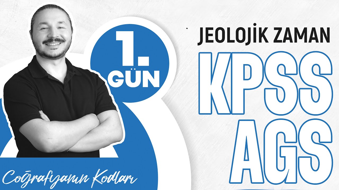 KPSS - AGS COĞRAFYA 2026 | Türkiye'de jeolojik zamanlar konu anlatımı | Lisans-Önlisans-Ortaöğretim