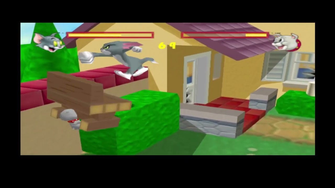Tom and Jerry in Fists of Furry— Project64 Emulator — Nintendo 64 Gameplay