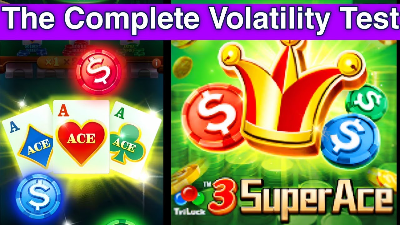 3 Super Ace : New Game Volatility Test. 