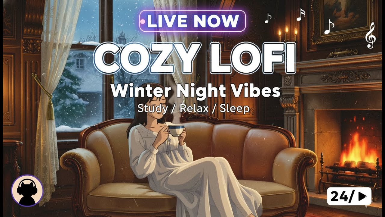 Cozy Lofi | Winter Night Vibes