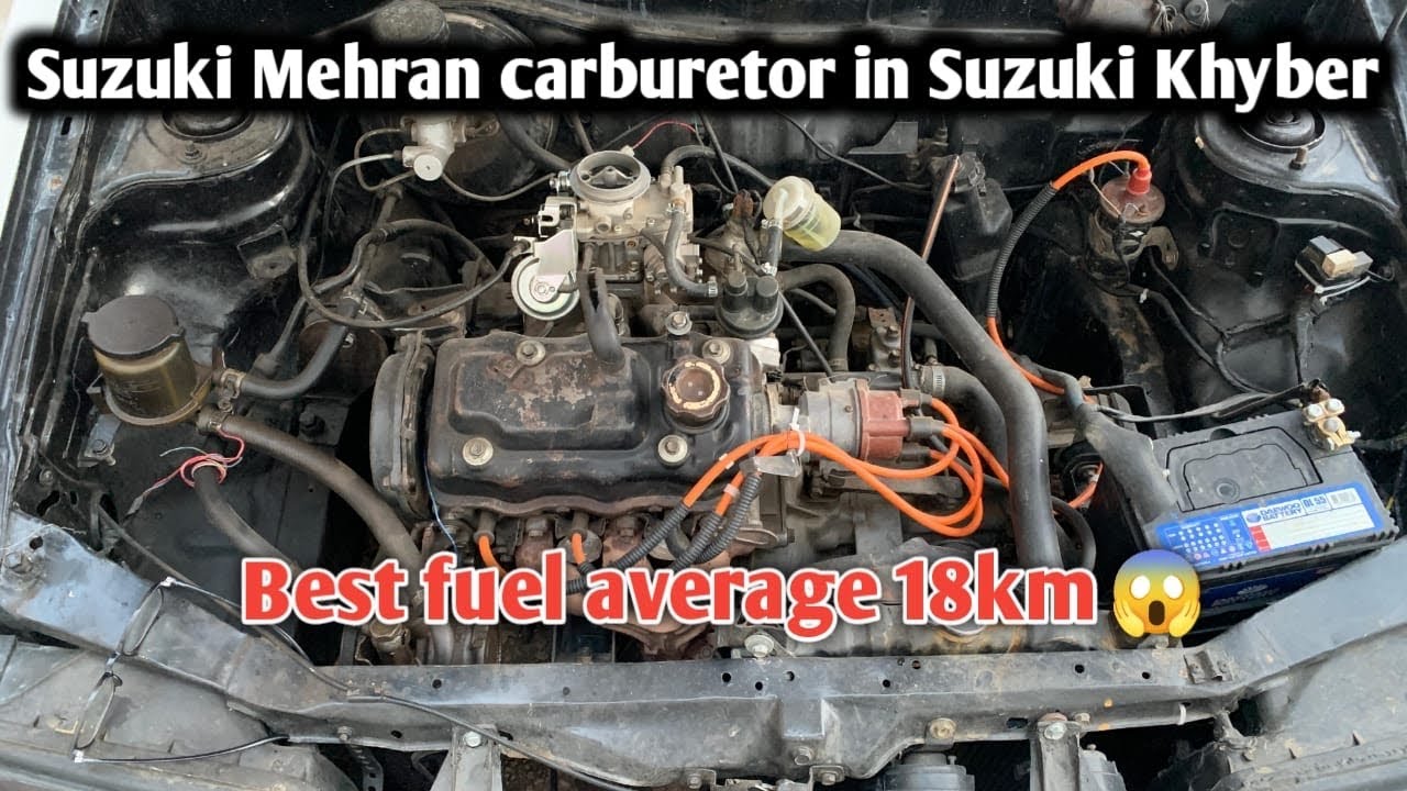 Mehran carburetor in Suzuki khyber || Suzuki khyber fuel average problem solved