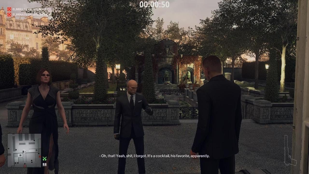 HITMAN 3 Paris EASY silent assasin suit only !DEFAULT LOADOUT!