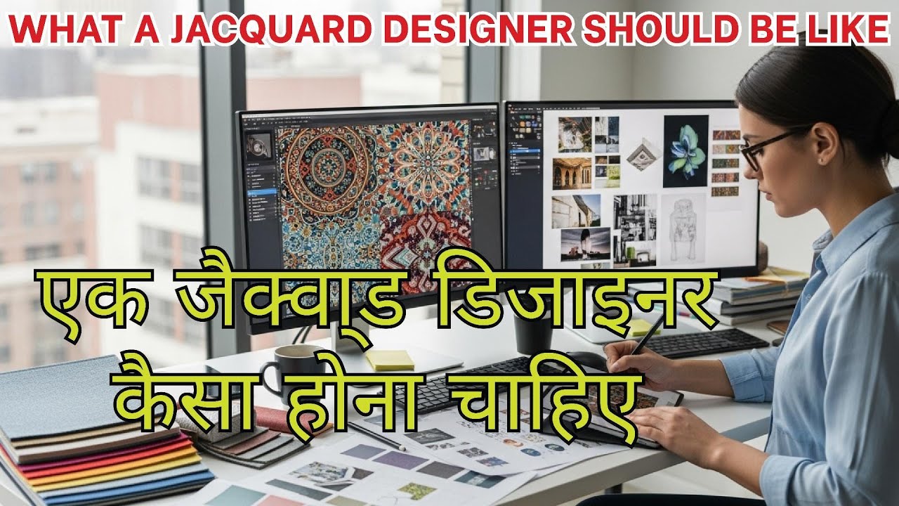 Top Skills Every Jacquard Designer Should Have? #vtech100 #textiledesign #jacquarddesigner #designer
