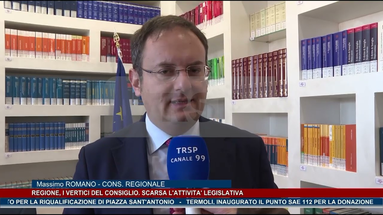 Regione, i vertici del consiglio. TG NEWS MOLISE DEL 24.01.26 - TRSP -