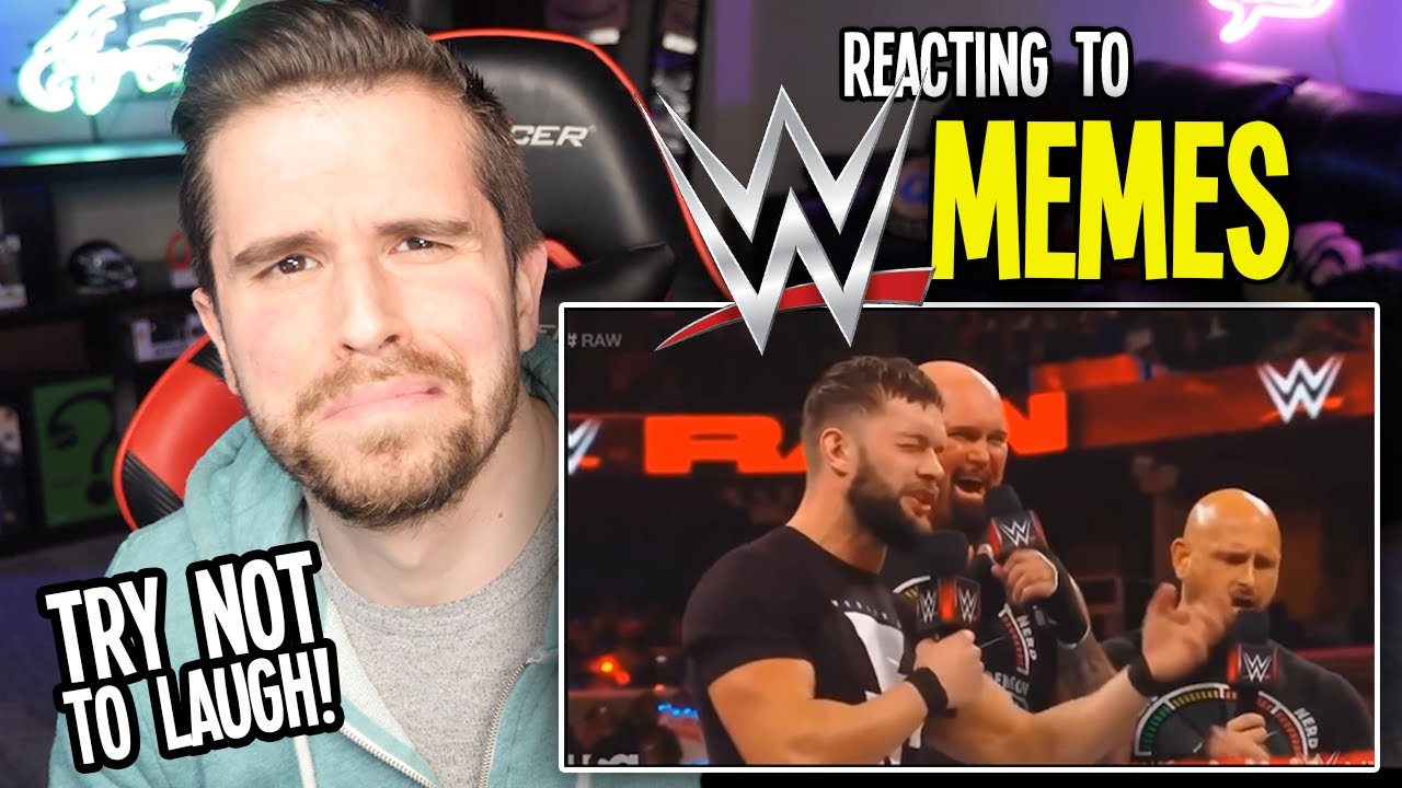 REACTING TO WWE MEMES!! (Try Not To Laugh)