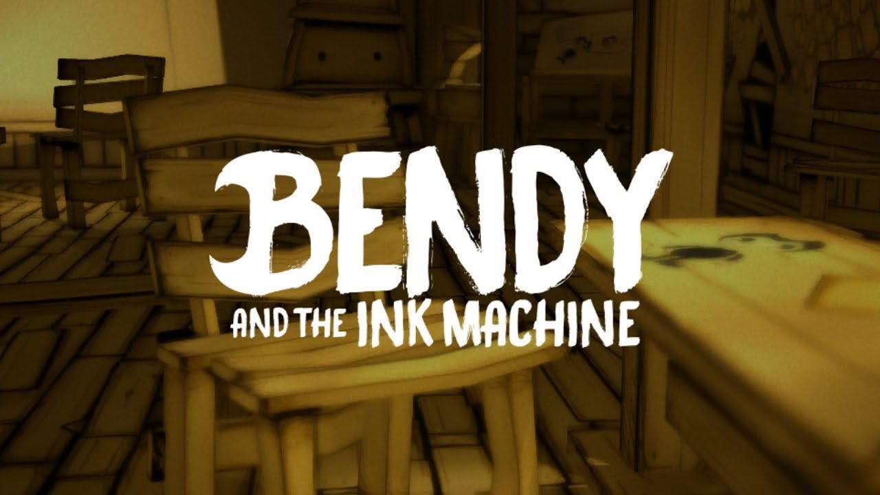 Я играю в игру под названием Bendy and the Ink Machine!!!!!