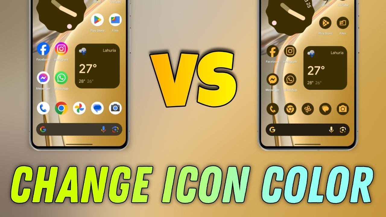 How to Change Icon Color on Pixel Phones || Tech Wash
