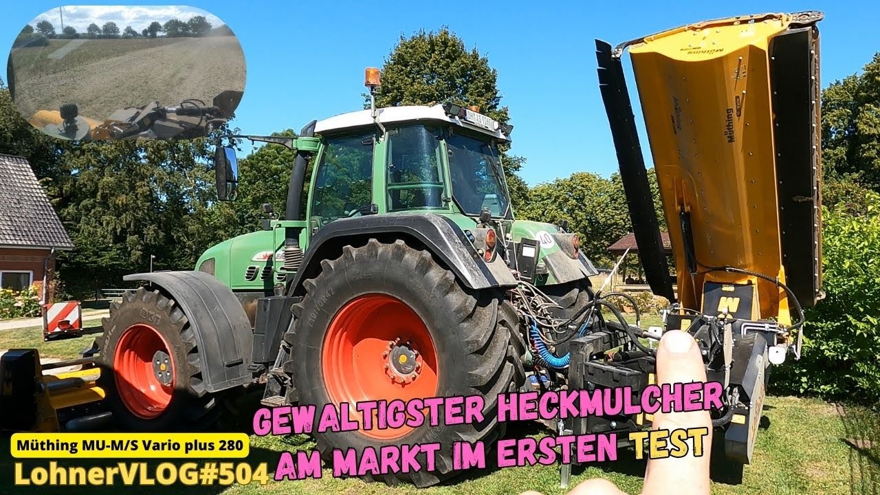 LohnerVLOG#504 Neuer Müthing MU-M/S Vario PLUS im Ersteinsatz I Fendt gelenkt vom FJDynamics AH2