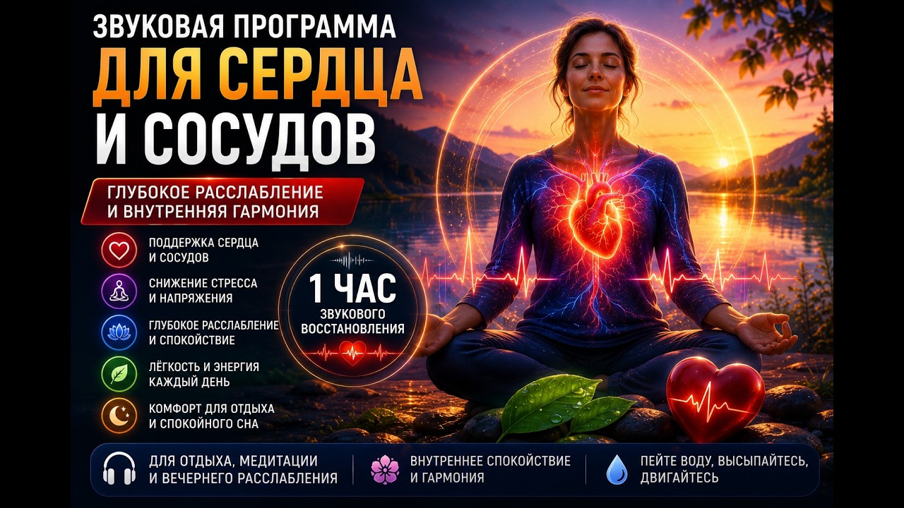 Матрица Гаряева  + Сосуды Всего Тела 💗 Оригинал 2026: Эластичность, Текучесть Крови, Нет Варикозу! 🚀