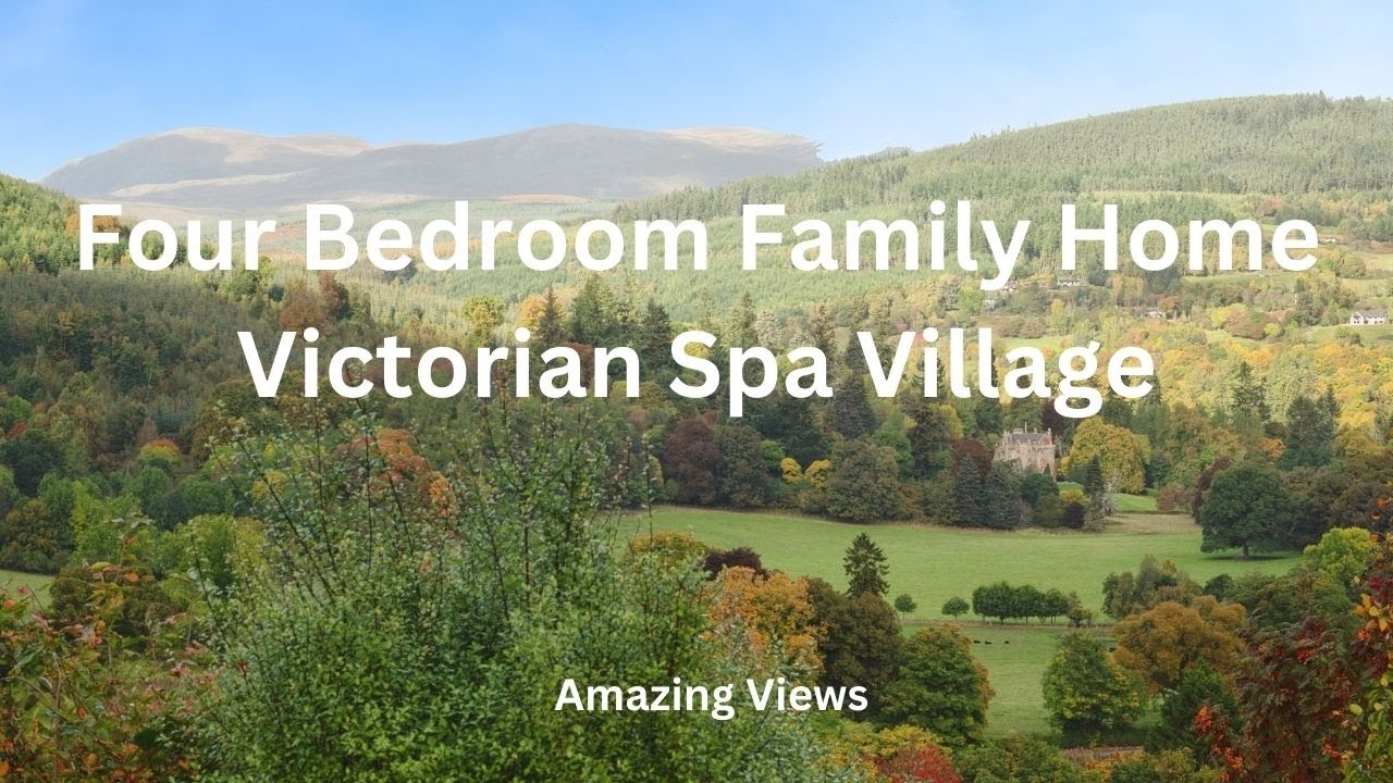 Castle View, Strathpeffer- Amazing Views - Four Bedrooms - Close to Inverness City £420K / $550k