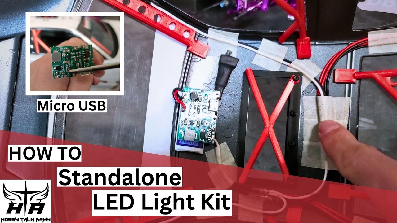 HOW TO - STANDALONE LED LIGHT KIT RC DRIFT RC CAR