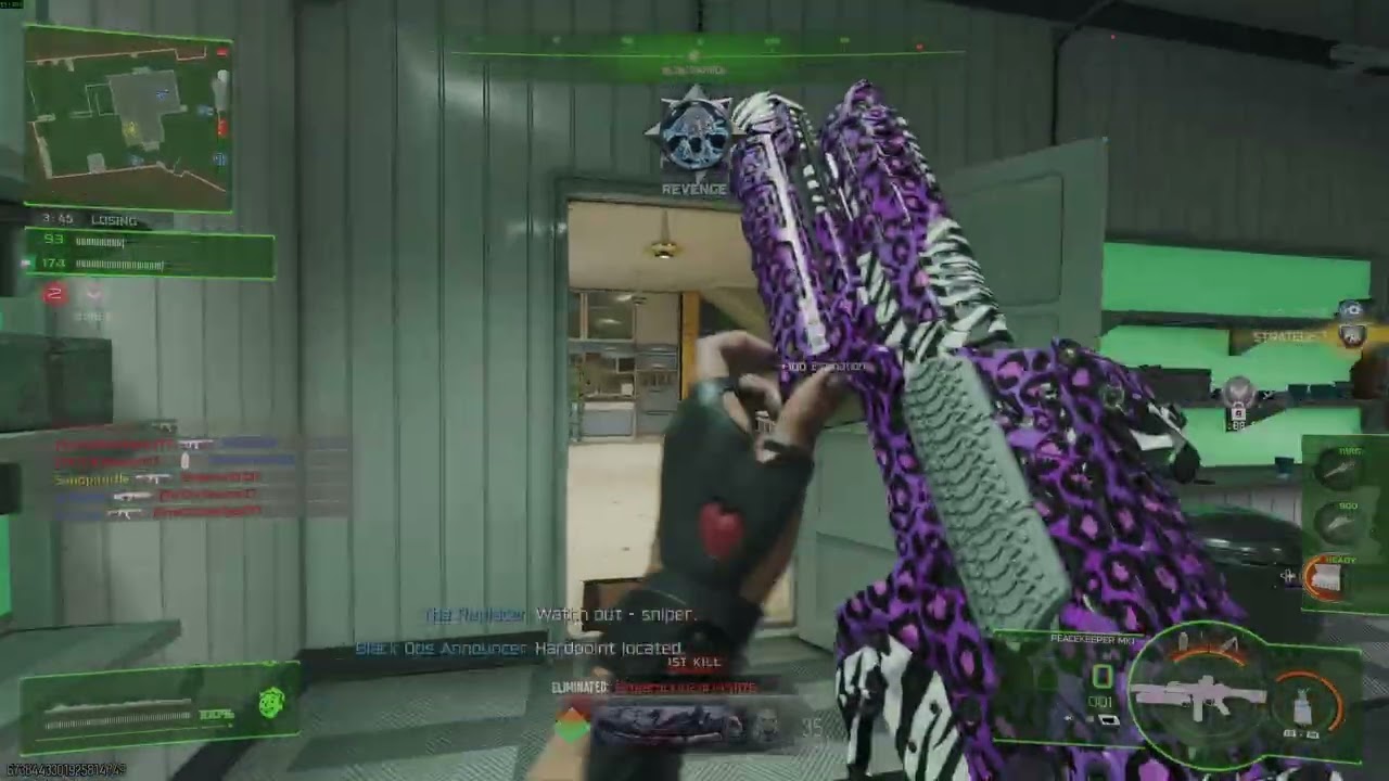 Getting the peacekeeper gold in BO7