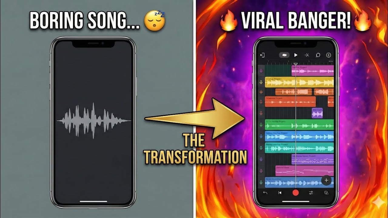 How to Make Mashup in Mobile | Using BandLab