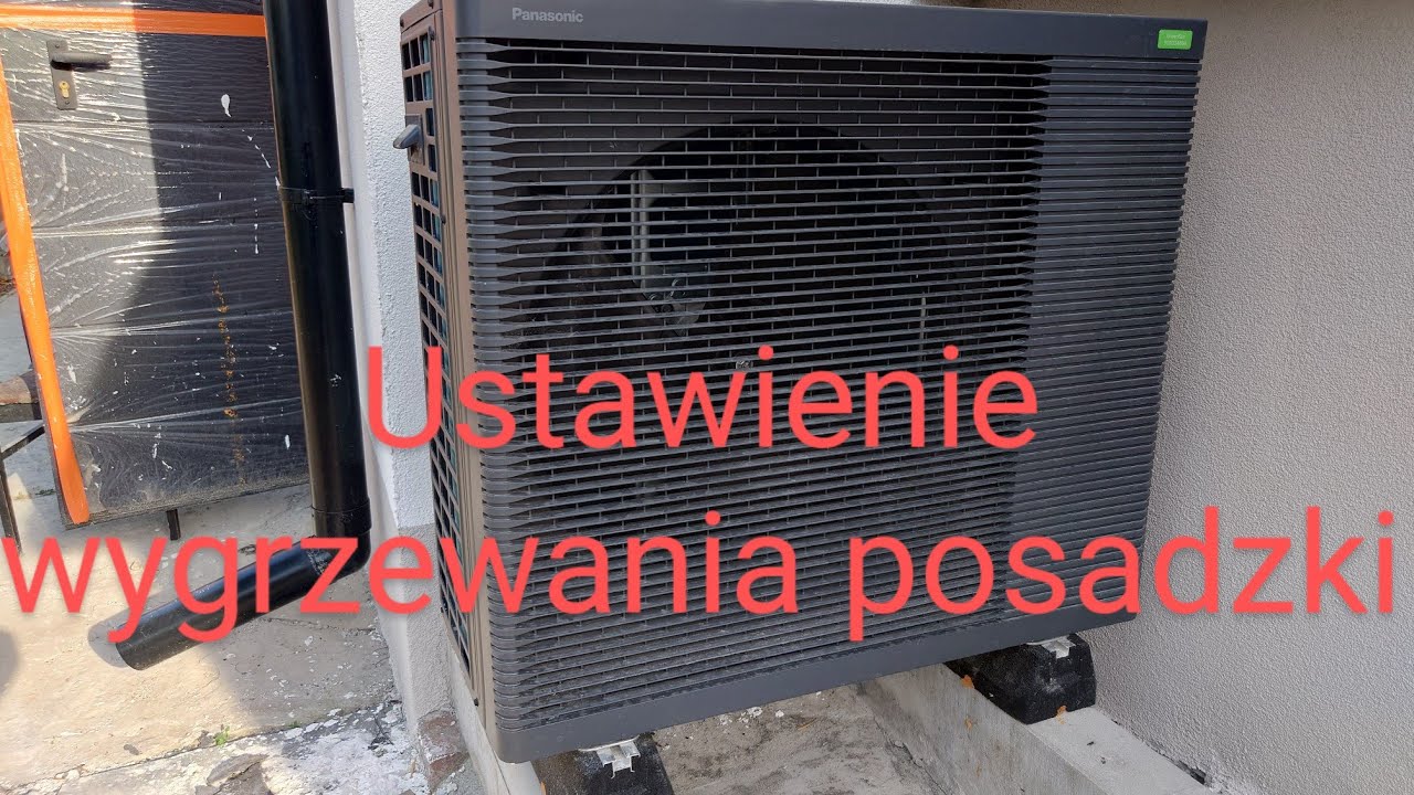 Pompa ciepła Panasonic - ustawienie trybu wygrzewania posadzki, osuszania betonu