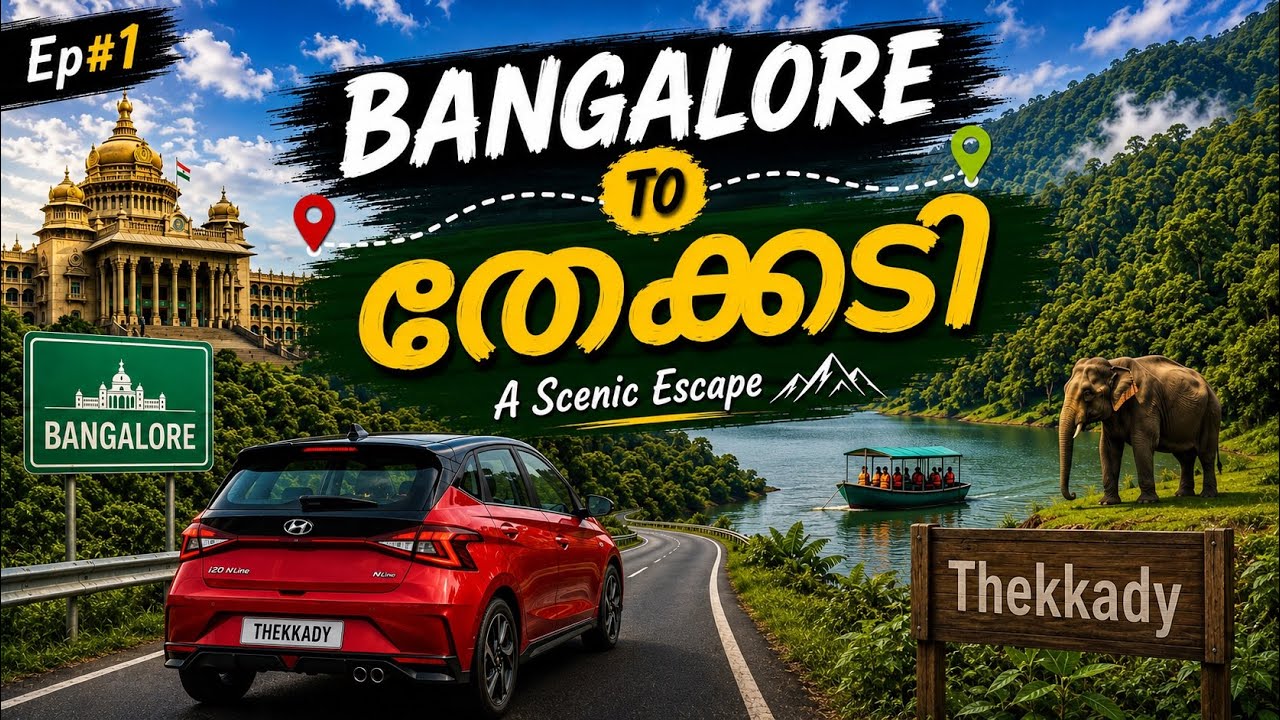 Bangalore To Thekkady | കാടും മലകളും കടന്ന് തേക്കടിയിലേക്ക്! 🌿 | Tiger Trails Thekkady